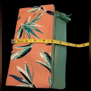 Rachel Pally leather fold over clutch